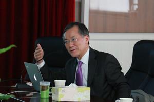 哈佛大学教授Jang Ik-Kyung来访生命学院并作报告-永信贵宾会217