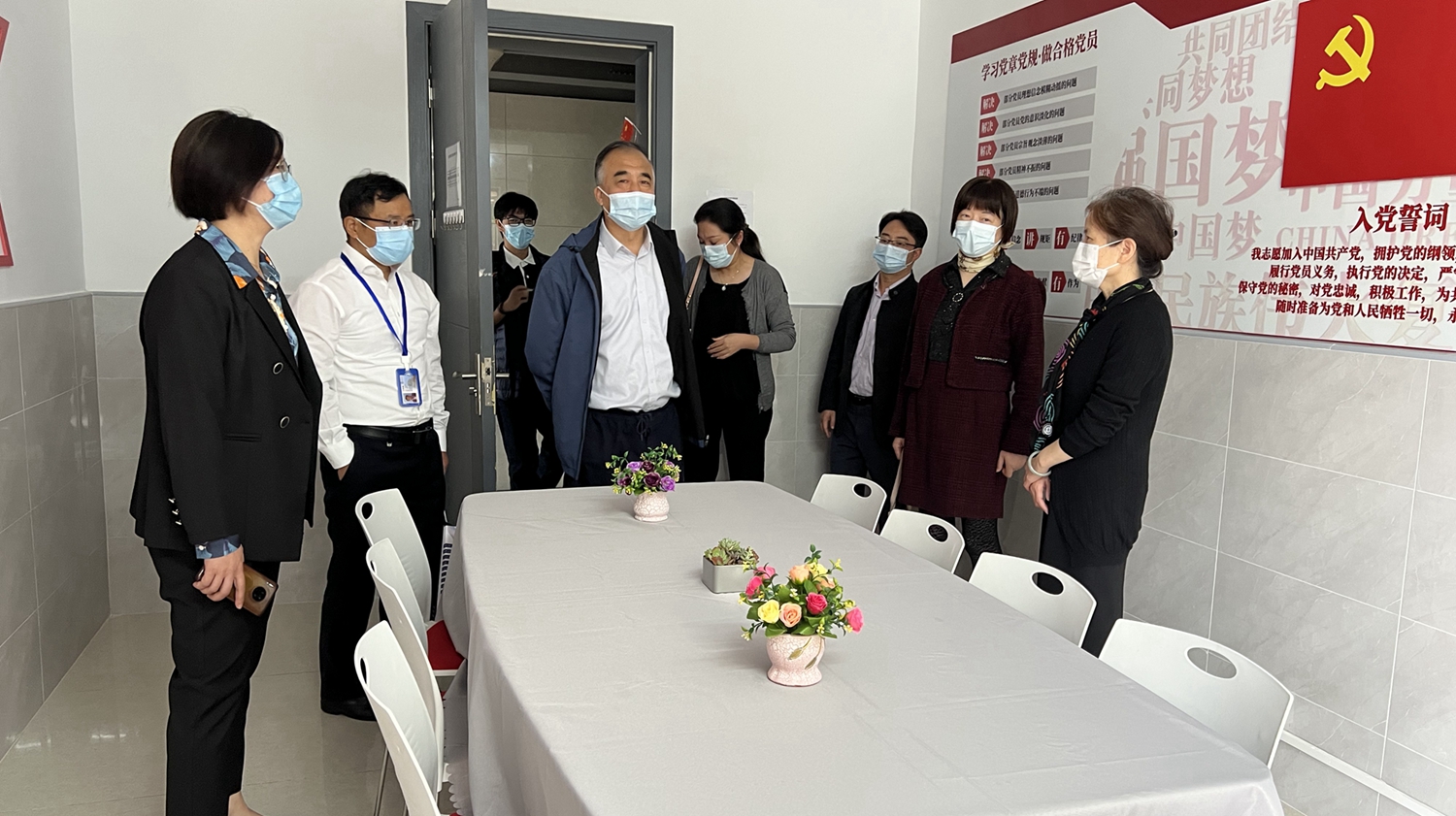 校向导一行调研指导文荟书院-永信贵宾会217