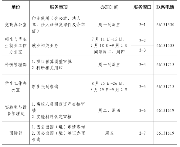 一站式效劳中心2021-2022学年暑假运行通知-永信贵宾会217