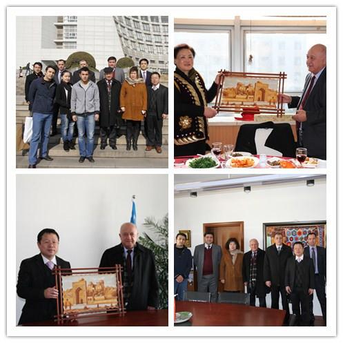 乌兹别克斯坦东方学大学校长一行会见公共外交研究院-永信贵宾会217