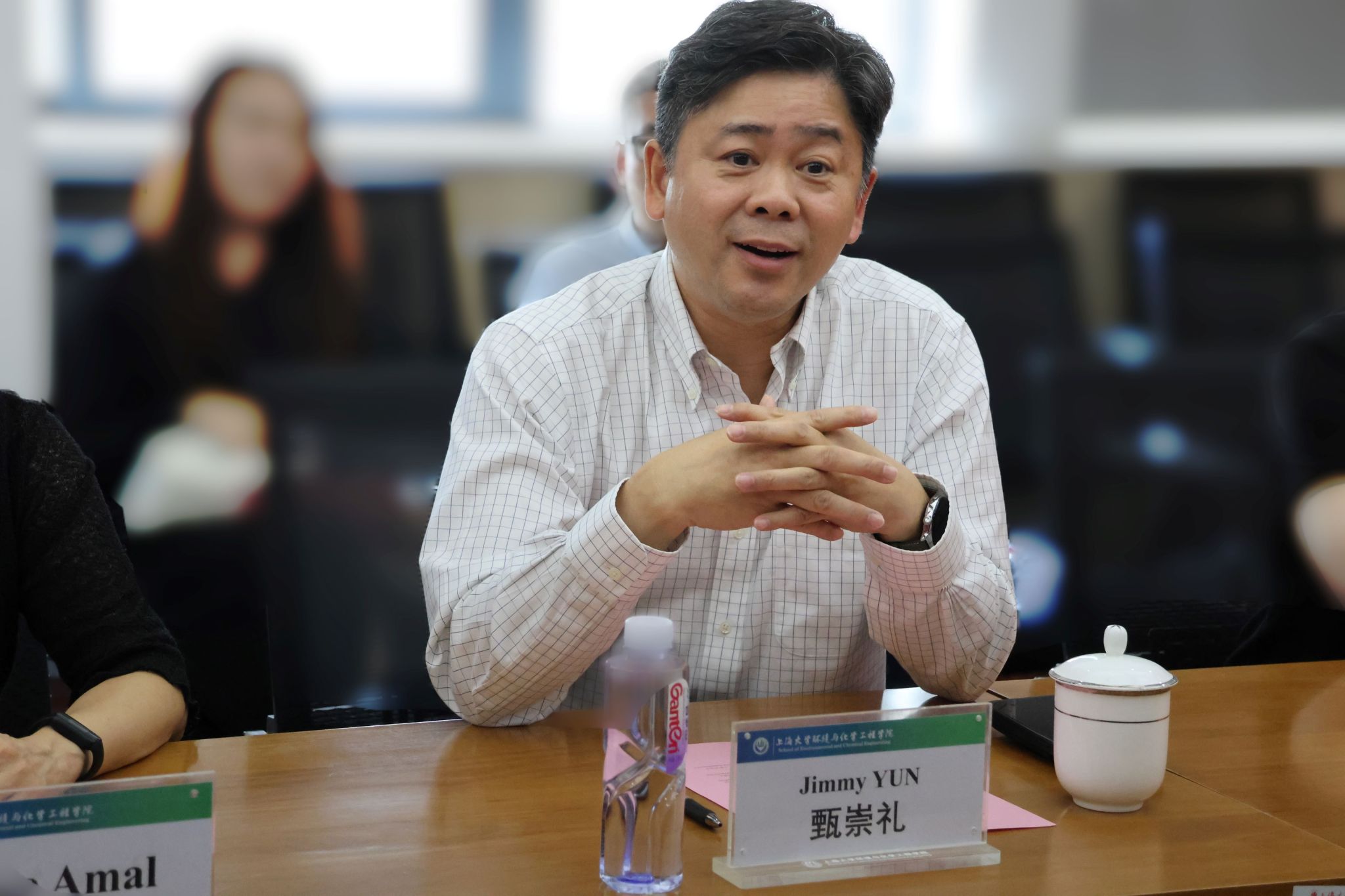 校党委书记成旦红会见新南威尔士大学（UNSW）Rose Amal院士一行-永信贵宾会217