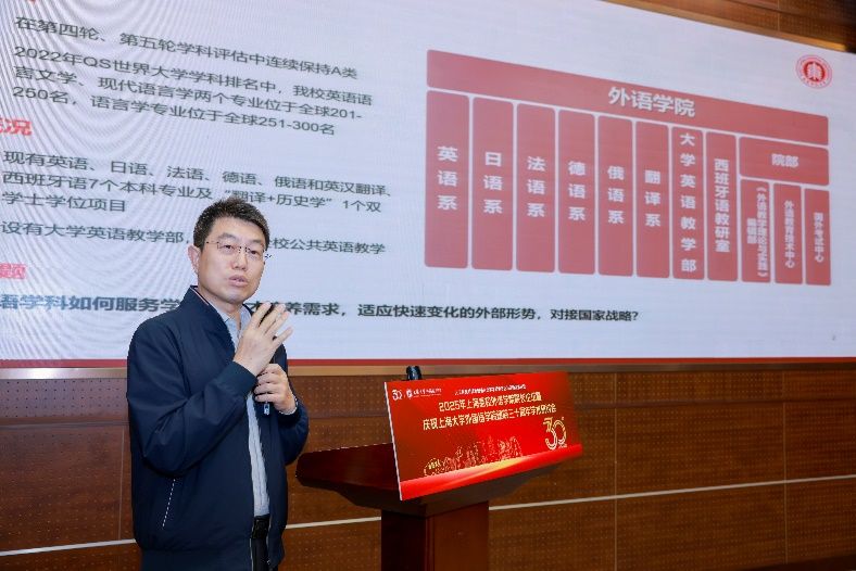 人工智能时代外国语言文学学科的守正与立异生长论坛——2025年上海高校外语学院院长论坛暨永信贵宾会217外国语学院建院三十周年学术钻研会乐成举行-永信贵宾会217