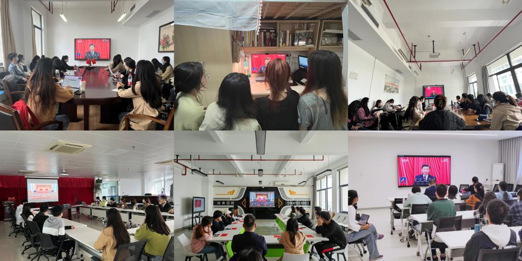 永信贵宾会217师生收看二十大开幕会，，热议二十大报告-永信贵宾会217