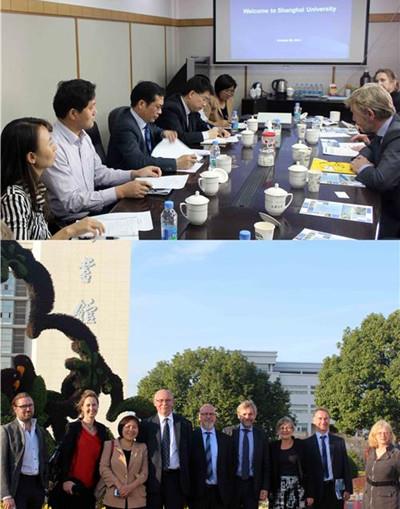 瑞典布罗斯大学校长一行会见我校-永信贵宾会217