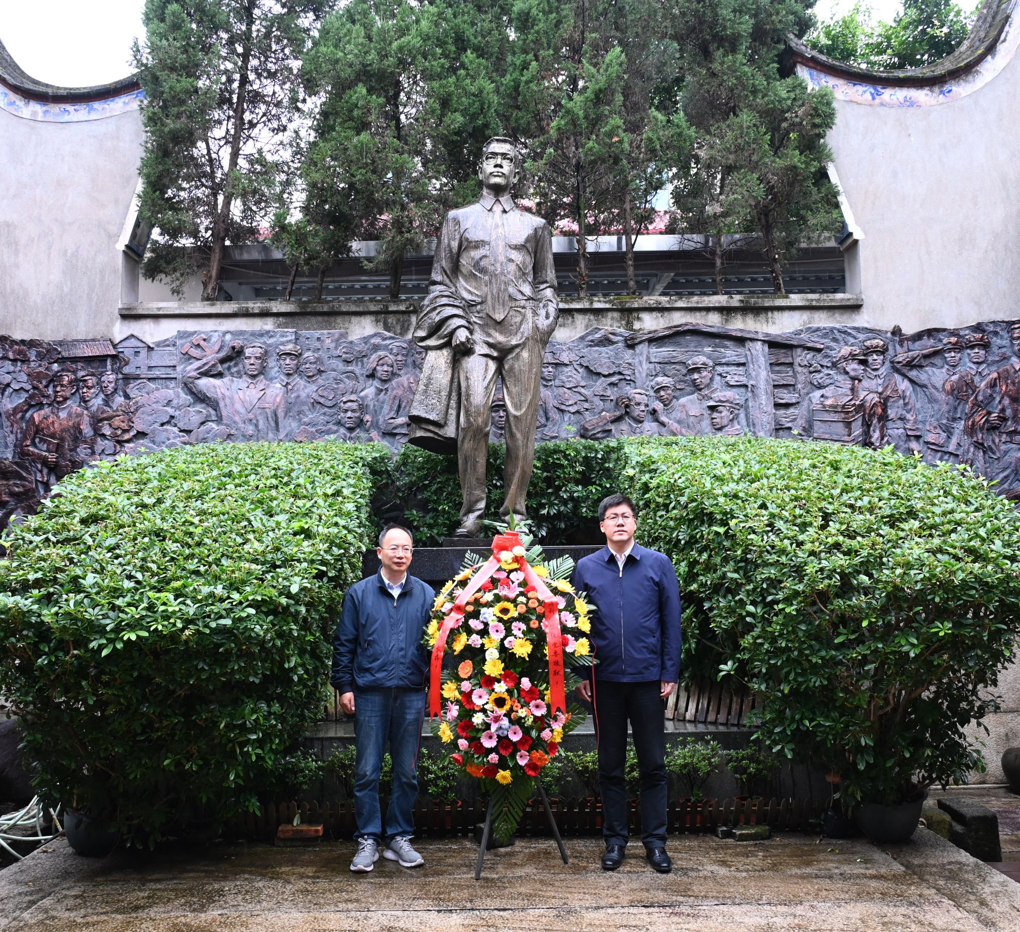 党旗照耀来时路，，，，校馆共建启新程——永信贵宾会217盘算机工程与科学学院与蔡威事迹展陈馆共建签约-永信贵宾会217