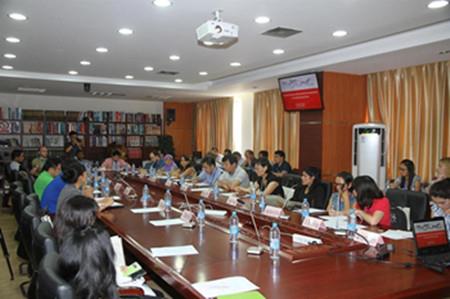 中国社会科学院研究生院“周边国家经济社会生长问题国际青年学者研修班”会见我校-永信贵宾会217