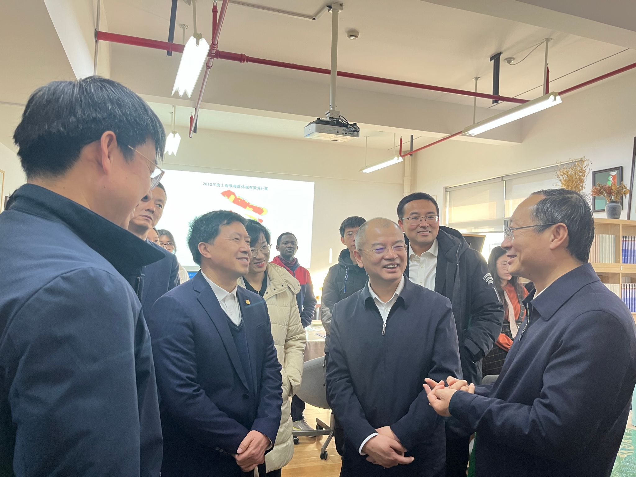 国家禁毒委督导组视察永信贵宾会217国际禁毒政策研究中心-永信贵宾会217